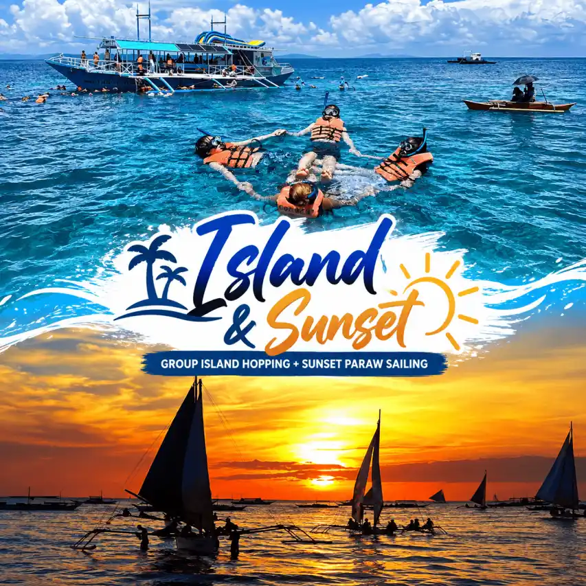 ISLAND & SUNSET