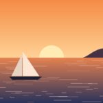 Sunset Paraw Sail