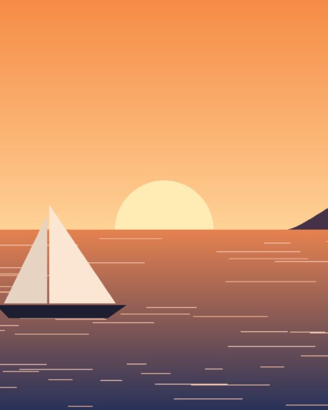 Sunset Paraw Sail